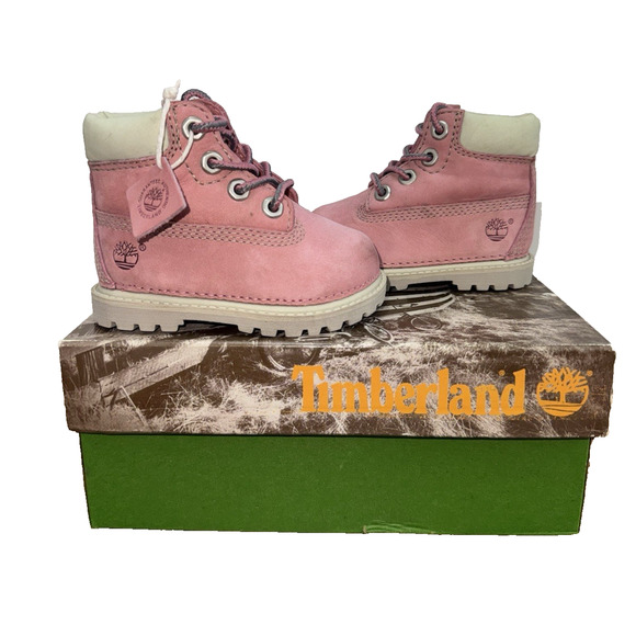 Timberland Boots Pink Size 2.5 Toddler Girls Toddling Boot - Picture 2 of 10